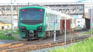 2023.06.05　JR五能線　リゾートしらかみ5号 青森行き【HB-E300系 橅編成・8525D】　2023.06.05