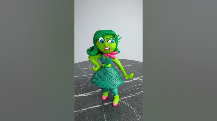 🤢I made a DISGUST from Inside  out#insideout #disgust #sadness #plasticinerelax