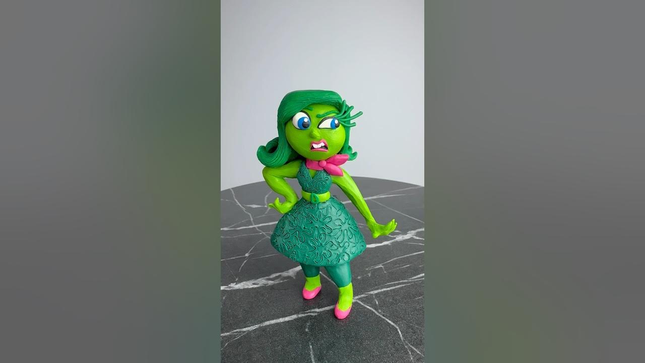 π€’I made a DISGUST from Inside out#insideout #disgust #sadness #plasticinerelax π€’I made a DISGUST from Inside out#insideout #disgust #sadness #plasticinerelax