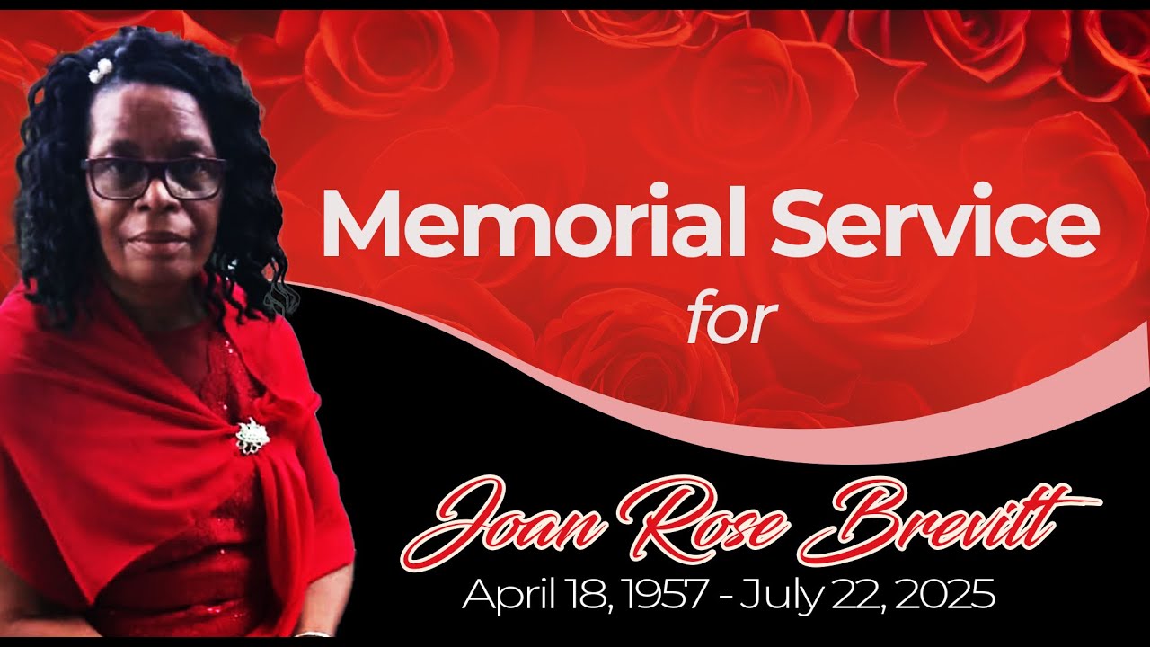 Memorial Service  for  Joan Rose Brevitt  || Aug  30, 2025