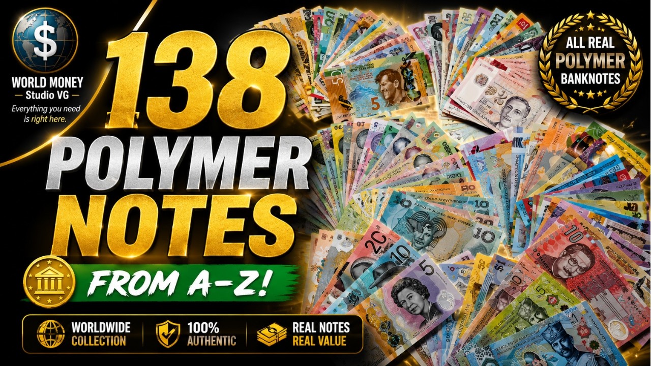 138 Polymer Banknotes A–Z | The Most Colorful Money Collection I