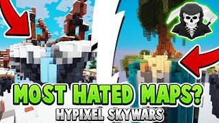 THE MOST HATED SKYWARS MAPS! ( Hypixel Skywars )