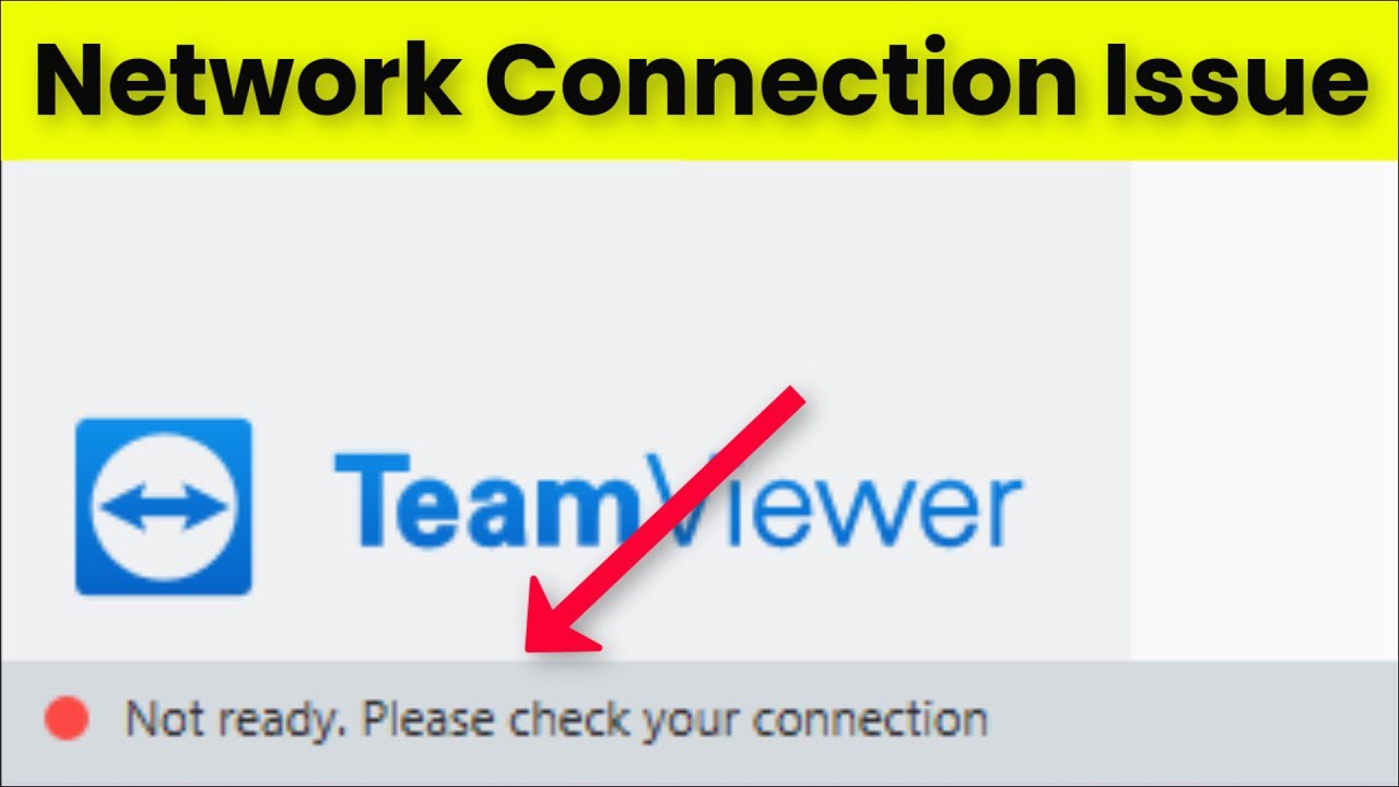 teamviewer not ready check connection download