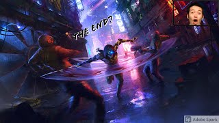 Cyberpunk Spiderman!  Ghostrunner demo gameplay uncut part 2, the end