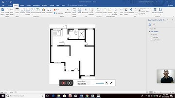 How to make a floor plan in Ms Word
