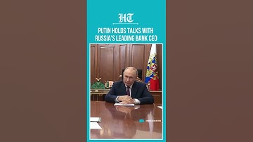 Russian President Putin Holds Key Economic Talks With Sberbank CEO in Moscow | #shorts