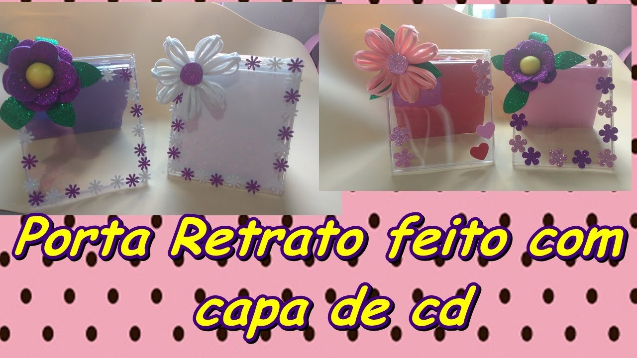 Porta retrato feio com capa de cd