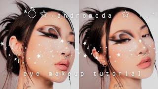 *ੈ✩‧andromeda✩‧₊˚ creative brown eyeshadow makeup tutorial