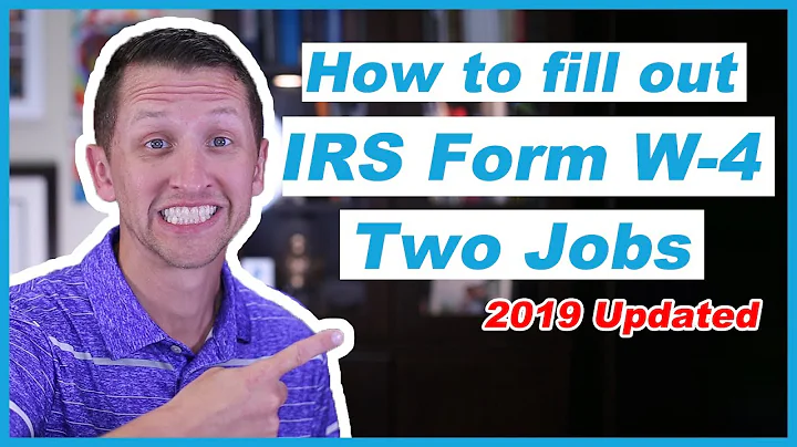 How to fill out the IRS Form W-4 2019 two jobs