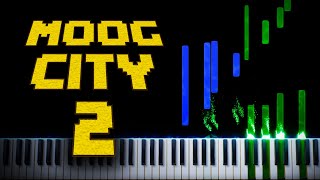C418 - Moog City 2 (from Minecraft Volume Beta) - Piano Tutorial Resimi