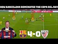 Tactical Analysis: Barcelona 4-0 Athletic Bilbao | How Koeman Won His First Trophy |