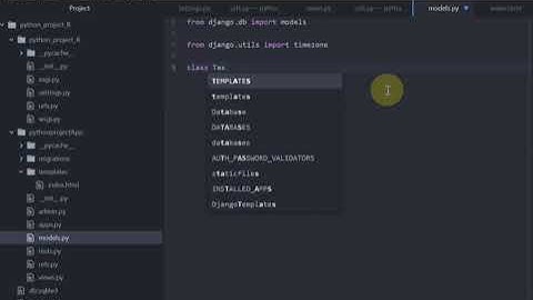 Django Framework - Video 2... Creating first database using models.py #django #python #programming