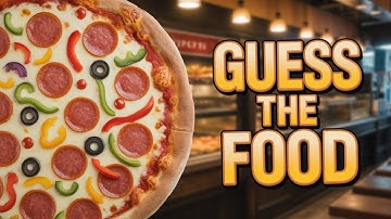 Guess the Food from the Picture 🍕 | Only 1% Can Pass the HARD Level 🔥