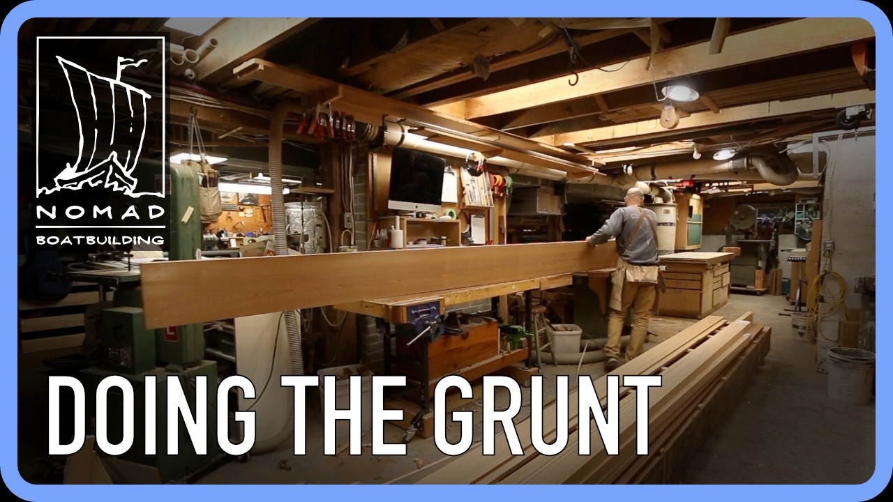 ⁣Building the Poulsbo Boat  - Episode 2 - Making chips fly.