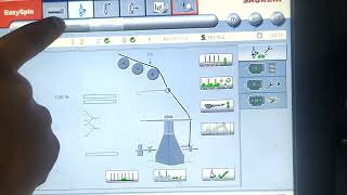 Zinser Ring frame setting -2 #yarn #spinning #machine #factory