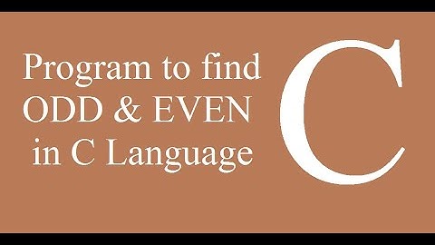 C Program: odd even program using if else in C | C programming | C tutorials | Learn C programming