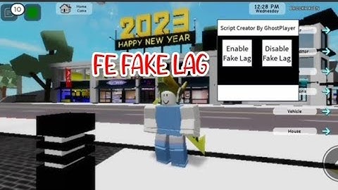 ROBLOX FE FAKE LAG SCRIPT using FLUXUS EXECUTOR played at Brookhaven & Fencing - script on comments