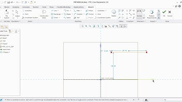 Base line Dimensioning in Creo Sketching