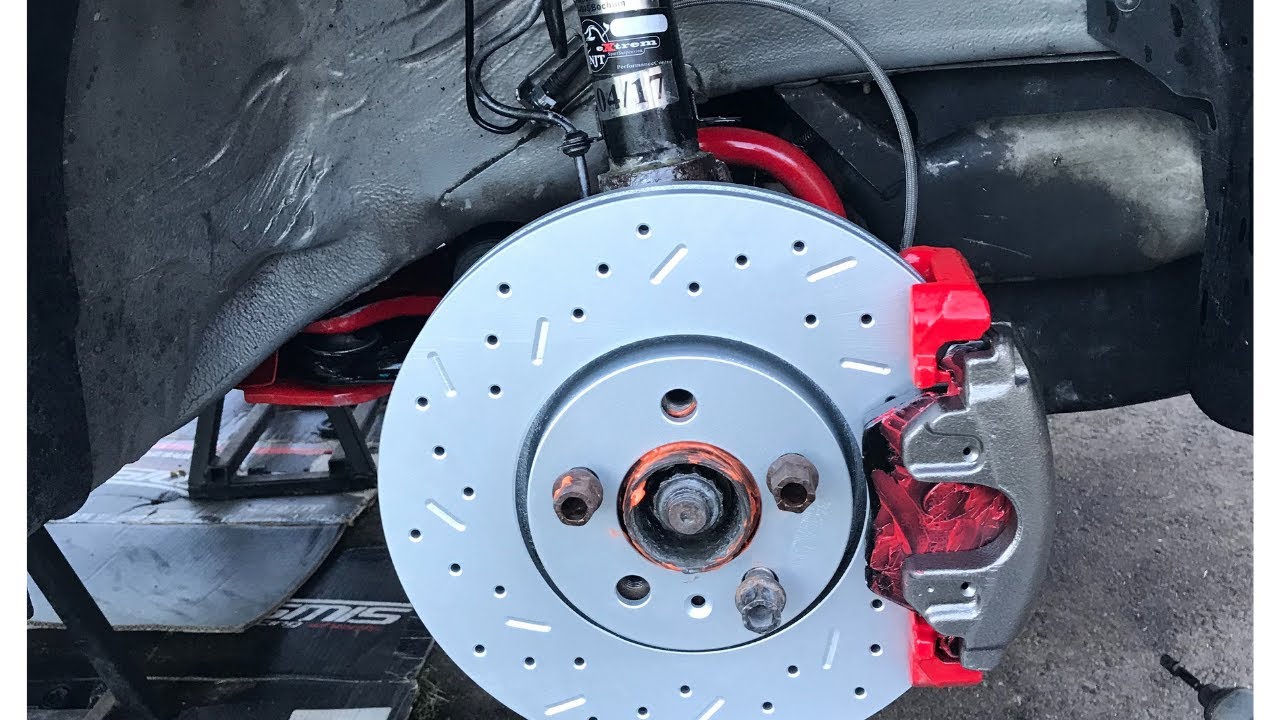 MK4 GTI/Jetta Front Brakes Install (Time Attack Ep 19) YouTube