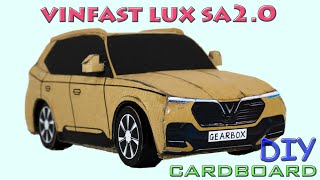 Chế Tạo Xe Ô Tô Vinfast Lux Sa2.0 Từ Giấy Bìa Các Tông How To Make Suv Rc Car From Cardboard
