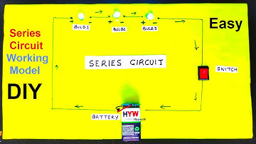 series circuit working model with bulb - science project for exhibition - diy | DIY pandit