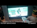 TCL Singer Crt Service Code Mode