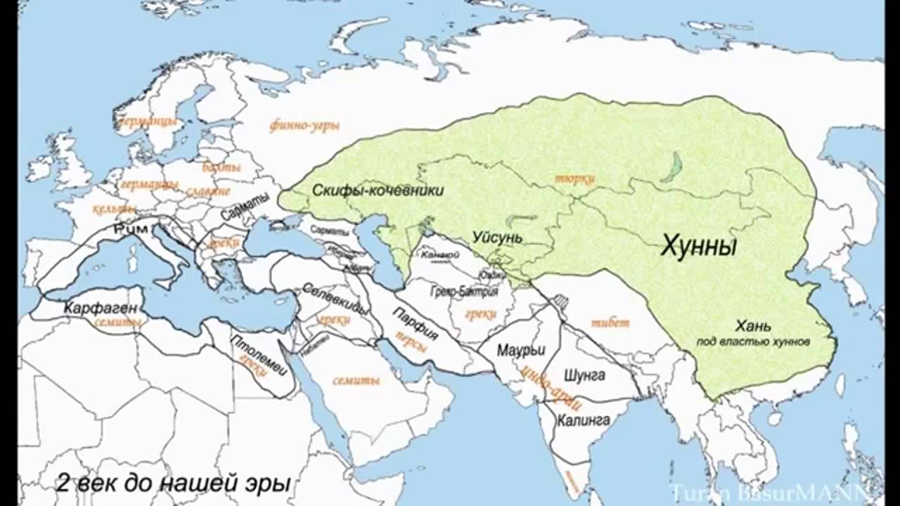 Карта кыргыз каганаты