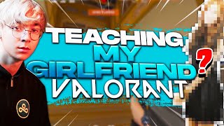 TEACHING MY GIRLFRIEND HOW TO PLAY VALORANT !!!