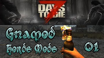 Gnamod Horde Mode | 7 Days to Die | Day 1