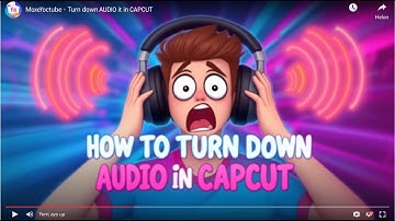 How to Turn Down Audio in CapCut | fade out audio in capcut