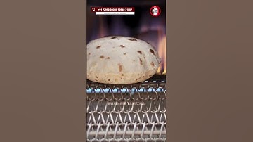 Automatic Roti / Chapati Making Machine | Full Setup Roti Maker | Fully Cooked Gas Chapati Conveyor