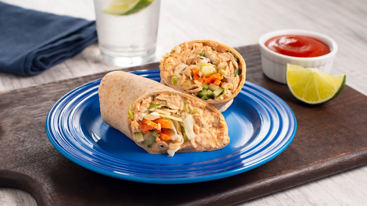 Sriracha Tuna Wraps Recipe Mission Foods YouTube