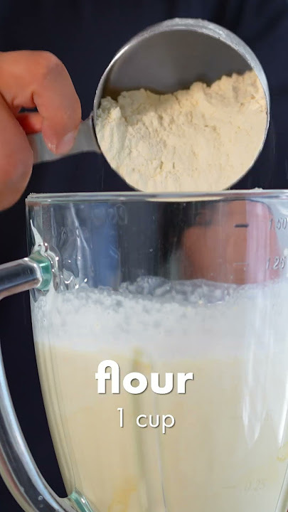 3 Ingredient Crepes! #shorts