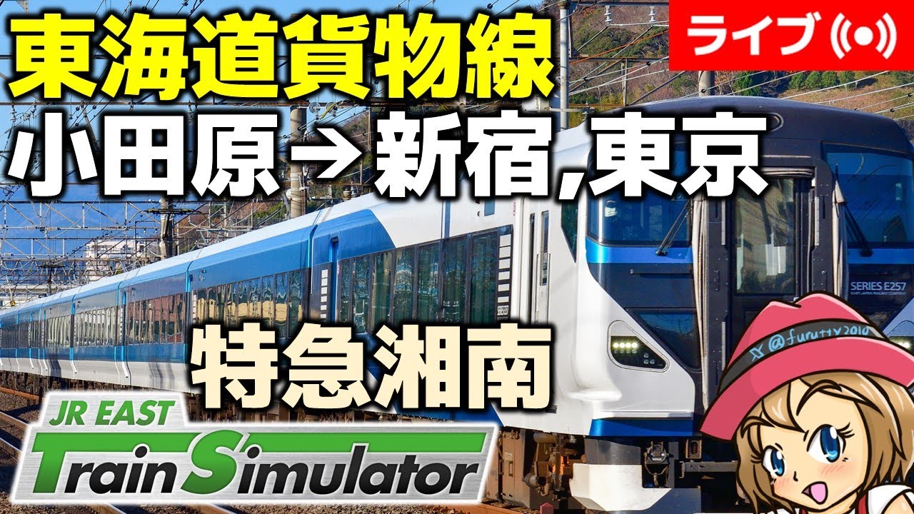 2024/12/22]東海道貨物線（特急湘南）「小田原→新宿・東京」を運転