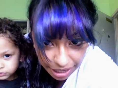 How To Multicolored Bangs Fringe Hair Update Youtube