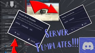 How to use Discord server templates! *It's too easy*...