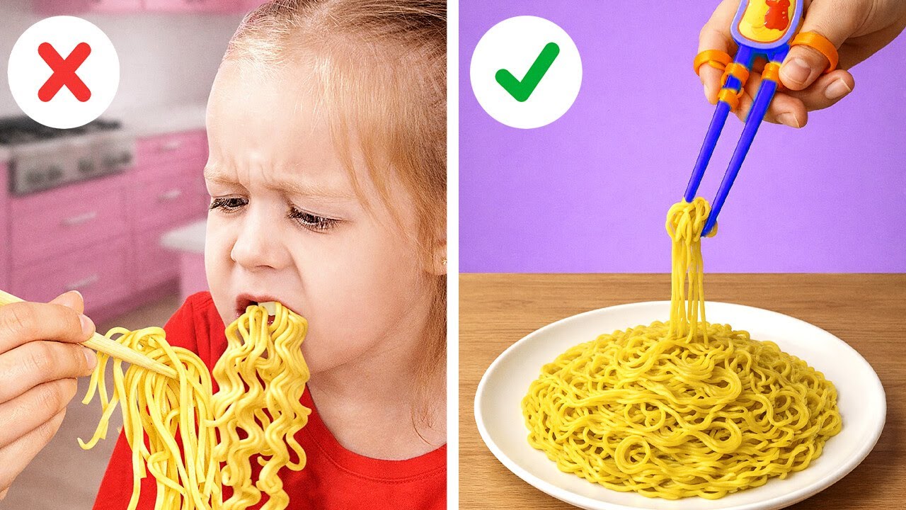 Trucchi DIY intelligenti per genitori all’ora dei pasti 🧩