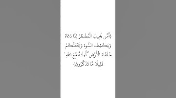 سورة النمل (٦٢) _ الشيخ سعد الغامدي
