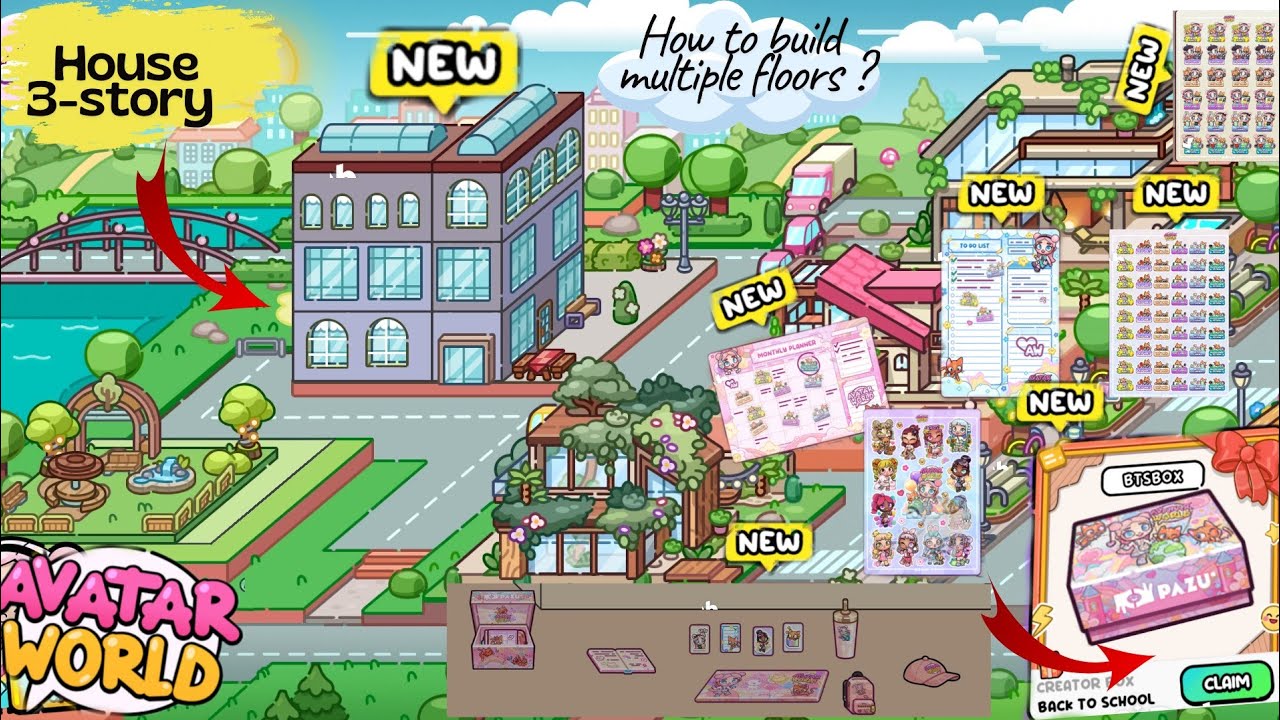 How to build a multi-story building? And new Ftree Gift from Avatar ...