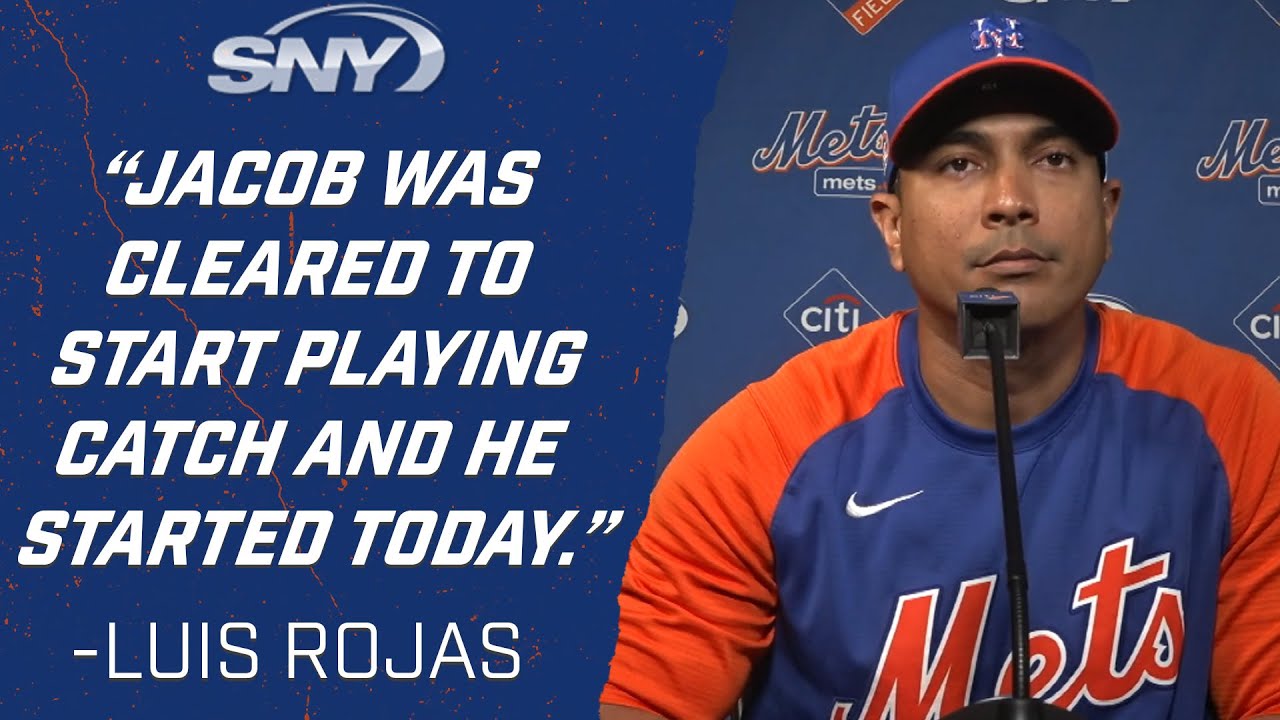 Positive Jacob deGrom and Noah Syndergaard updates from Luis Rojas | Mets Pre Game | SNY