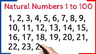 Natural Numbers Between 1 And 100 Natural Numbers 1 To 100 1 To 100 Natural Numbers