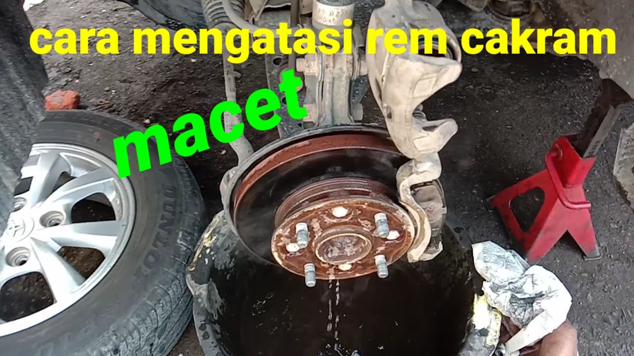 Cara mengatasi rem cakram macet || kenapa gak boleh di siram air