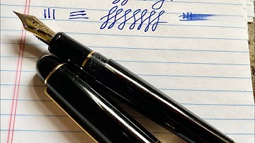 Writer’s Review of the Platinum Century 3776 M nib (Pilot Custom 74, Pelikan M400)