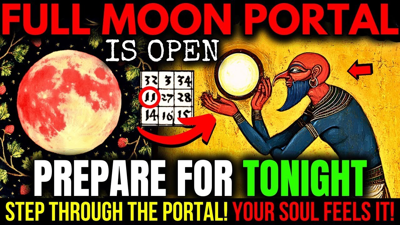 Full Moon Portal is OPEN... 9 Things You NEED to KNOW! Strawberry Moon ...