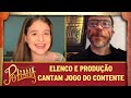 Bastidores: elenco e produção cantam Jogo do Contente | As Aventuras de Poliana