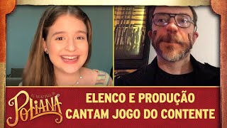 Bastidores Elenco E Produo Cantam Jogo Do Contente  As Aventuras De Poliana