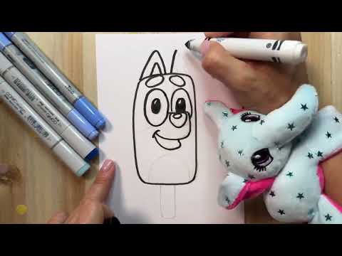 Bluey : how to draw