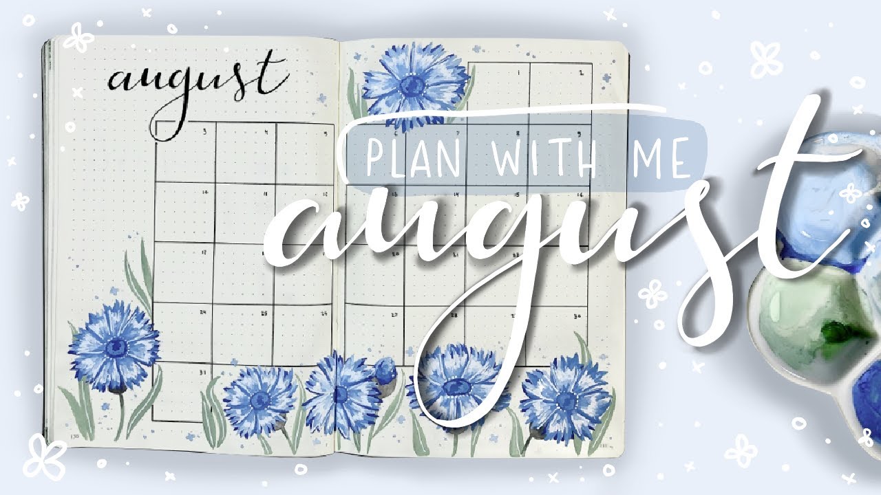 PLAN WITH ME | August 2020 Bullet Journal Setup