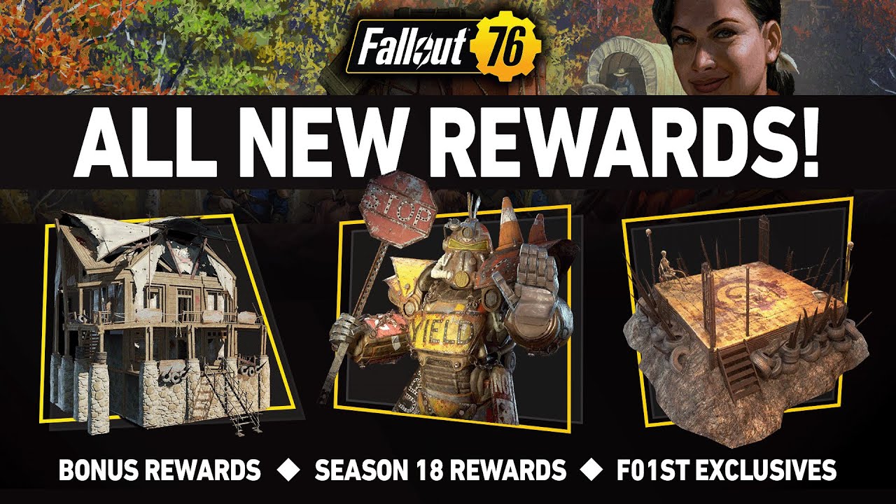 FALLOUT 76 SEASON 18 REWARDS!