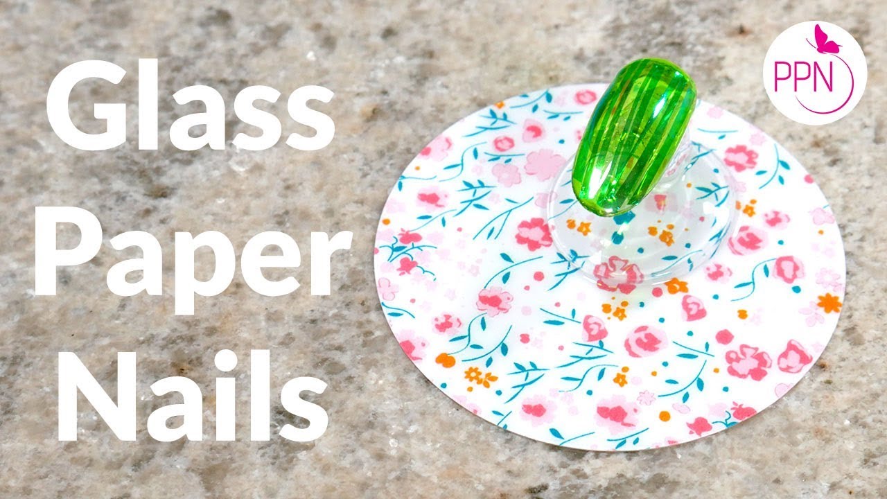 Glass paper nail art - wide 5